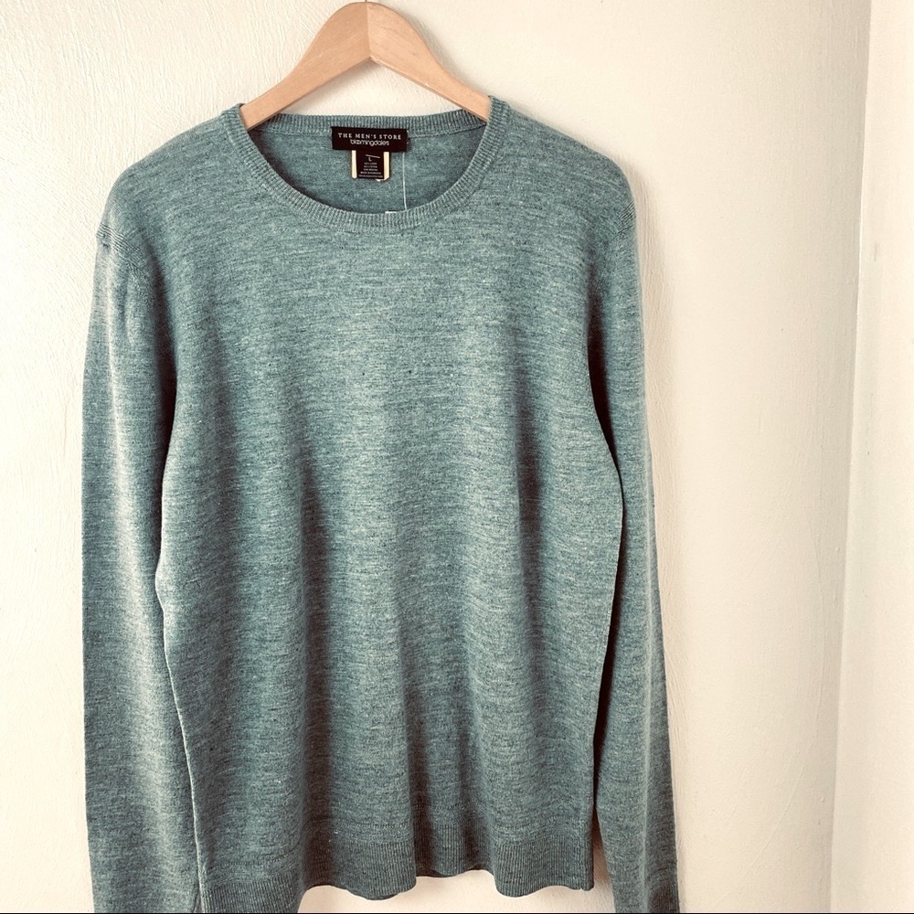 The Men's Store   (bloomingdale's)  Aqua Hazel  (Green)   Sz  L